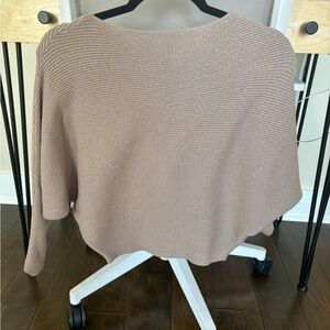 Elegant Women's Sweater in Taupe